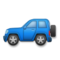 Sport Utility Vehicle emoji on LG